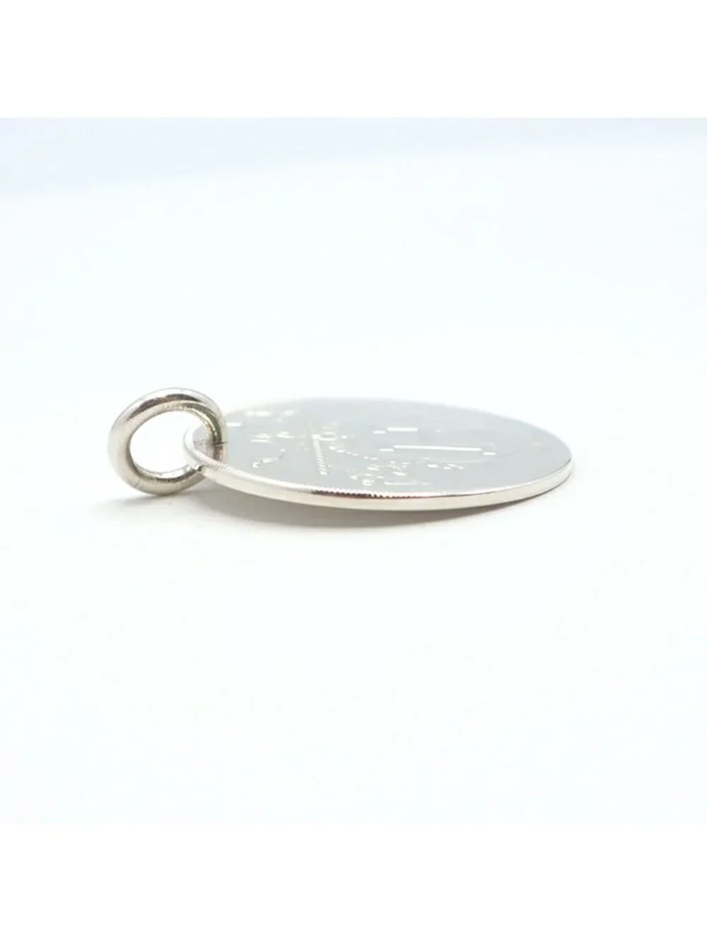 Hermes Ten Exlibris Pendant Only Silver